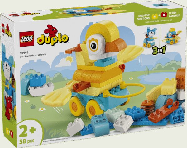 LEGO DUPLO Kolm ühes: loomad ratastel