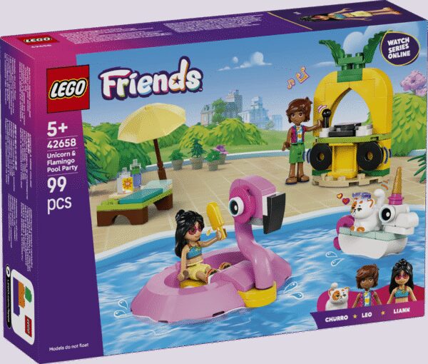 LEGO Friends Ükssarviku ja flamingo basseinipidu