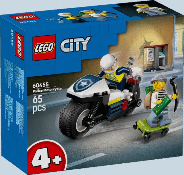 LEGO City Politseimootorratta tagaajamine
