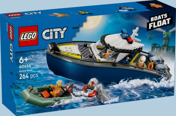 LEGO City Ujuva politseipaadi tagaajamine