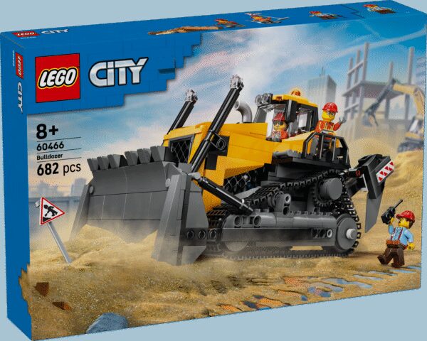 LEGO City Kollane buldooser esilaaduriga