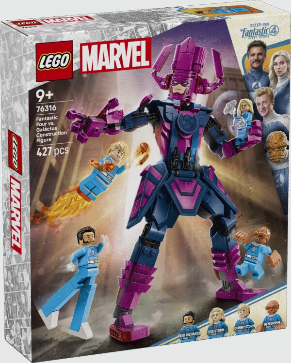 LEGO Marvel Fantastiline nelik vs. Galactus ehitusfiguur