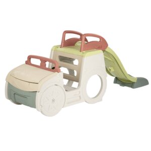 Smoby kolm-ühes auto liumäe ja liivakastiga