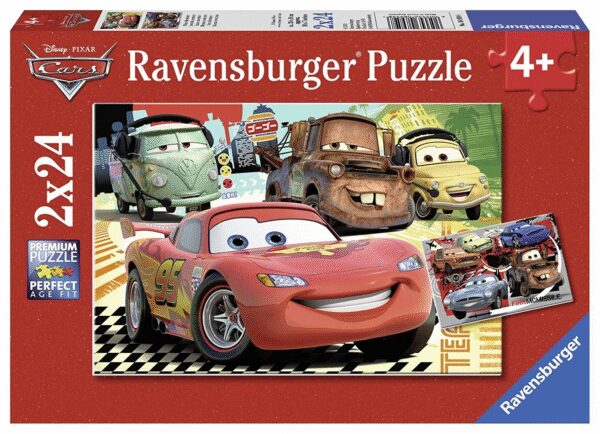 Ravensburger pusle 2x24 tk Autod