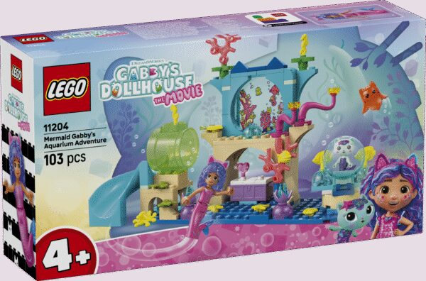 LEGO Gabby`s Dollhouse Merineitsi Gabby akvaariumiseiklus