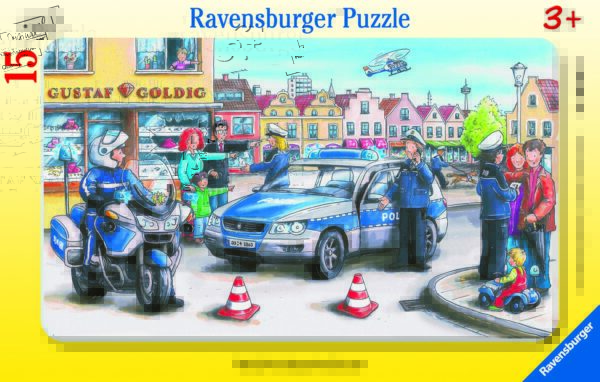 Ravensburger plaatpusle 15 tk Politsei