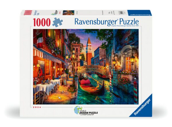 Ravensburger pusle 1000 tk: gondlisõit Veneetsias