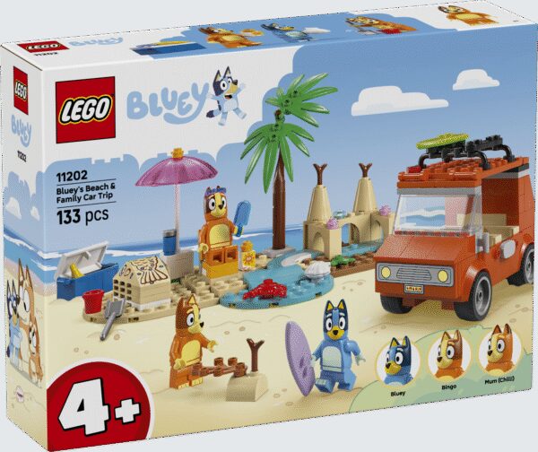 LEGO 4PLUS Bluey ranna- ja autoreis perega