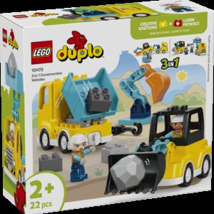 LEGO DUPLO Kolm ühes ehitusmasinad