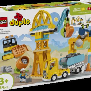 LEGO DUPLO Kolm ühes ehitusplats ja -masinad
