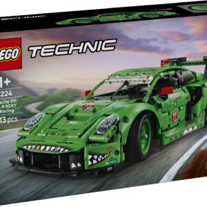 LEGO Technic Porsche 911 GT3 R Rexy AO Racing võidusõiduauto