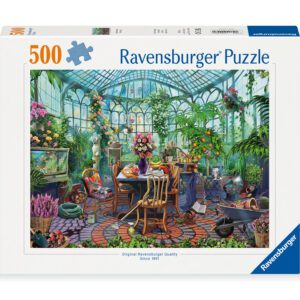 Ravensburger pusle 500 tk: aiamaja hommikud