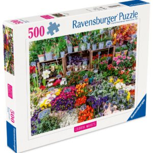Ravensburger pusle 500 tk: värviline lilleäri Prantsusmaal