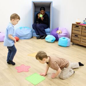 TTS sensoorse tekstuuriga põrandapadjad, 10 tk