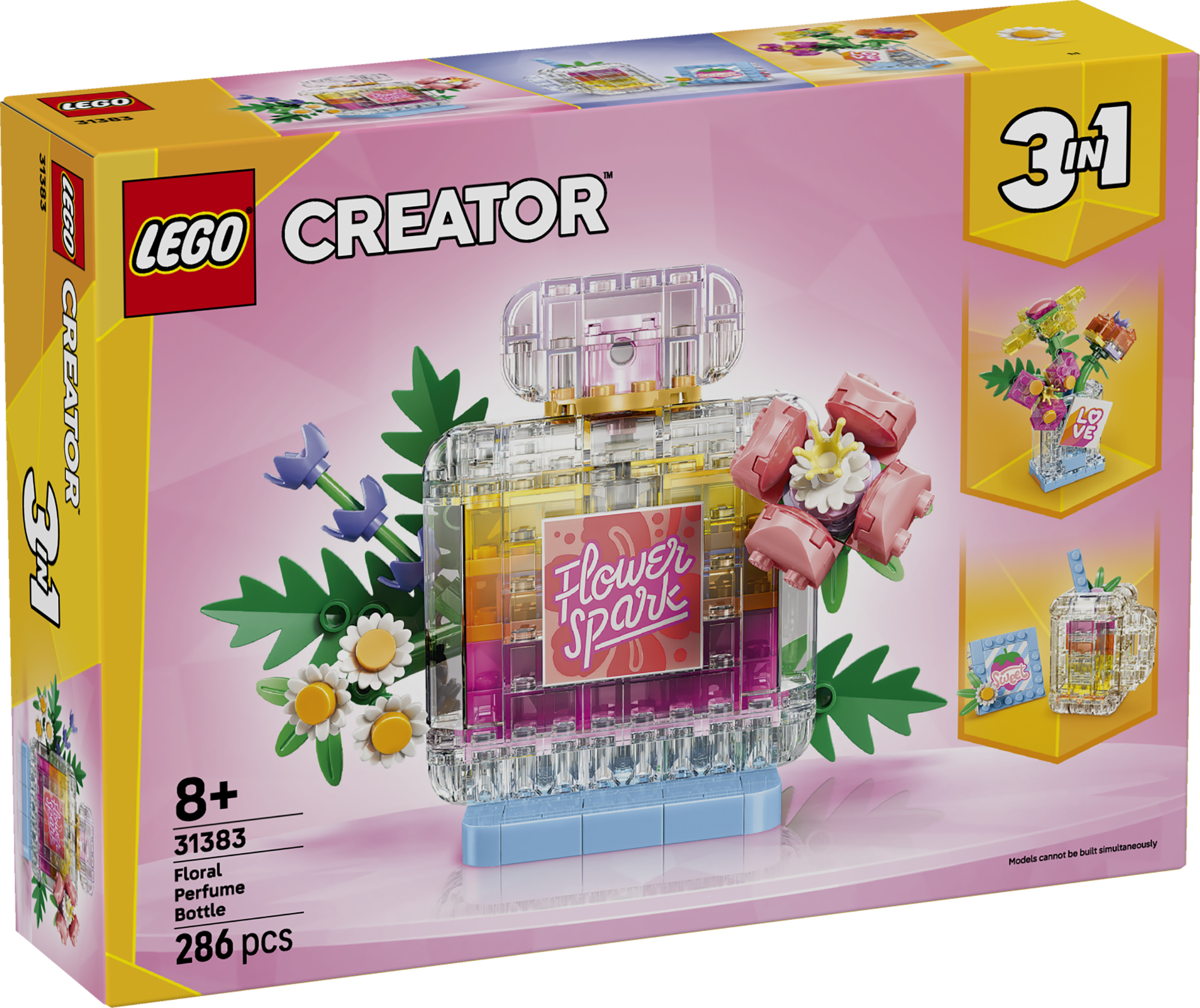 LEGO Creator Lillekaunistusega parfüümipudel