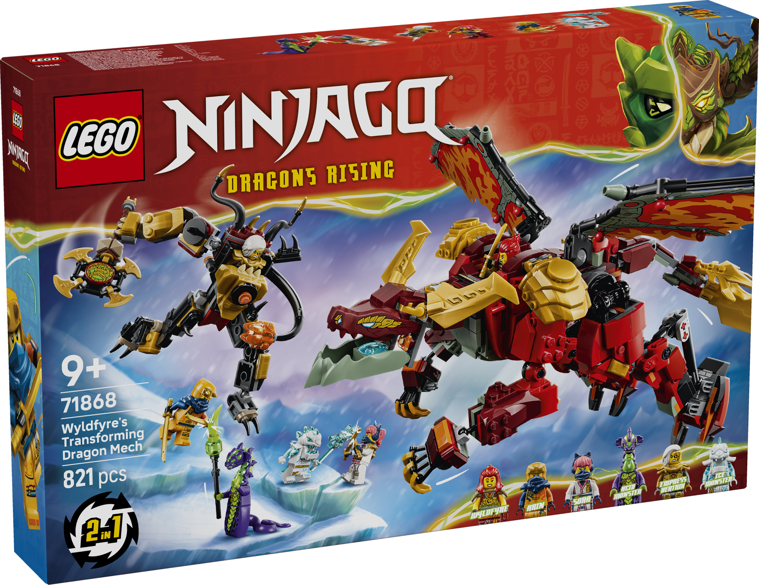 LEGO Ninjago Wyldfyre'i muutuv draakonirobot
