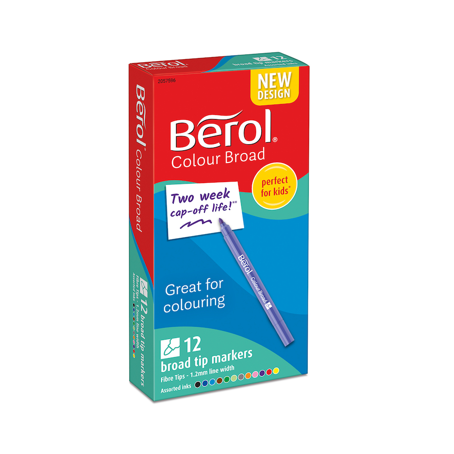 Berol viltpliiatsid TTS robotitele, 12 tk