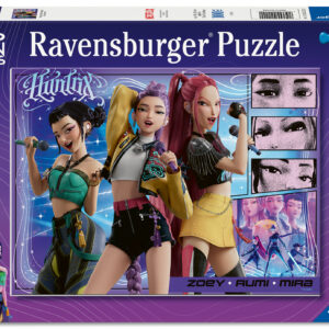 Ravensburger pusle 100 tk KPop Demon Hunters: õnnelikud fännid, õnnelik Honmoon!