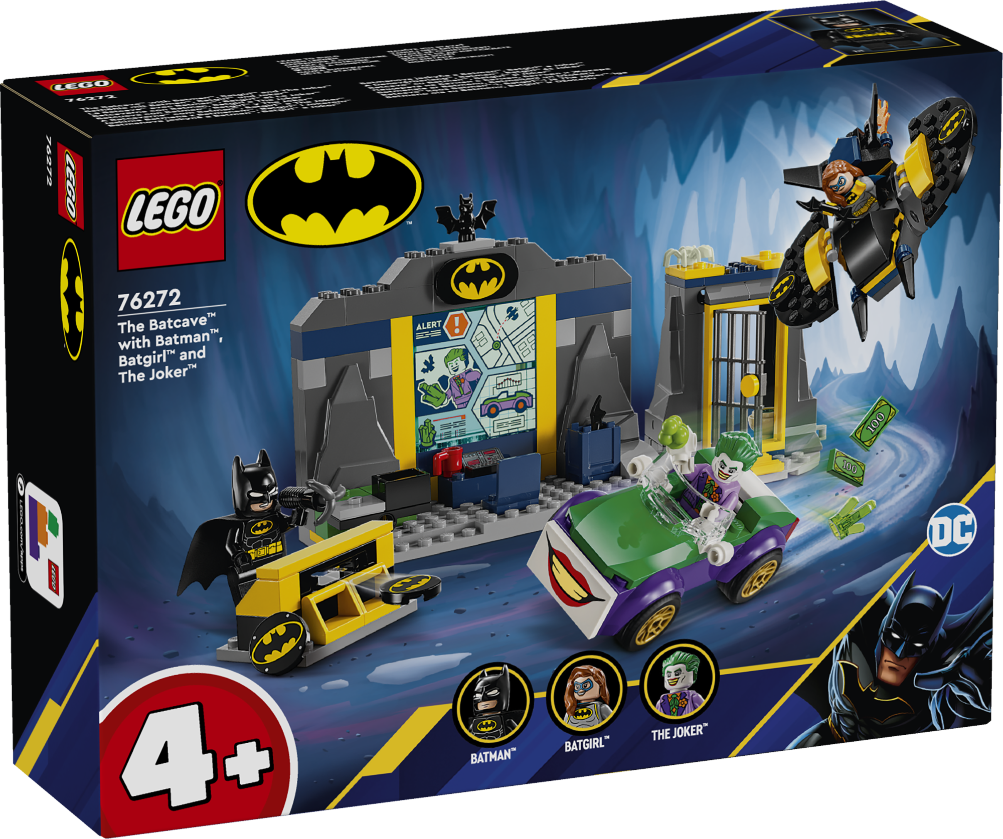 LEGO Super Heroes Batcave koos Batmani, Batgirli ja Jokeriga