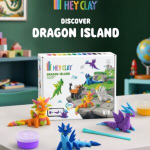HEY CLAY voolimismass 15 tk: draakoni saar
