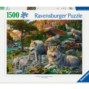 Ravensburger pusle 1500 tk: hundid kevadel