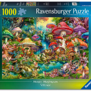 Ravensburger pusle 1000 tk: rõõmus seeneküla