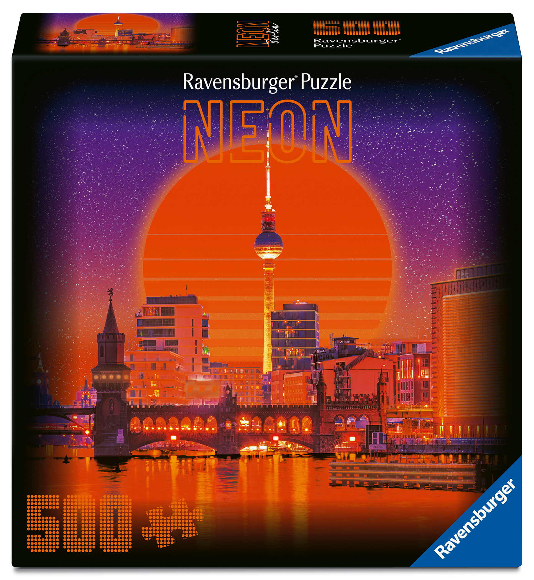 Ravensburger neoonpusle 500 tk: Berliin