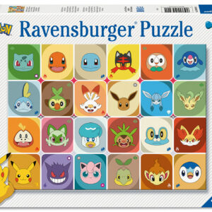 Ravensburger pusle 100 XXL tk: Pokémoni tegelased