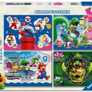 Ravensburger pusle 4x100 XL tk: Super Mario Bros. Wonder