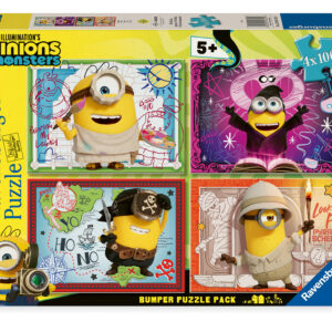 Ravensburger pusle 4x100 tk: Käsilased ja koletised film - Ooops