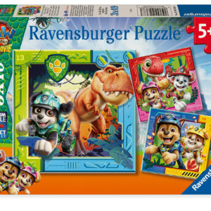 Ravensburger pusle 3x49 tk: Käpapatrulli film dinosaurustega