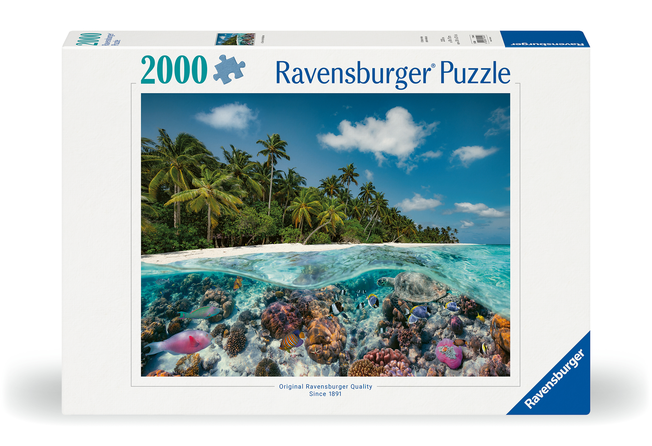 Ravensburger pusle 2000 tk: sukeldumas Maldiividel