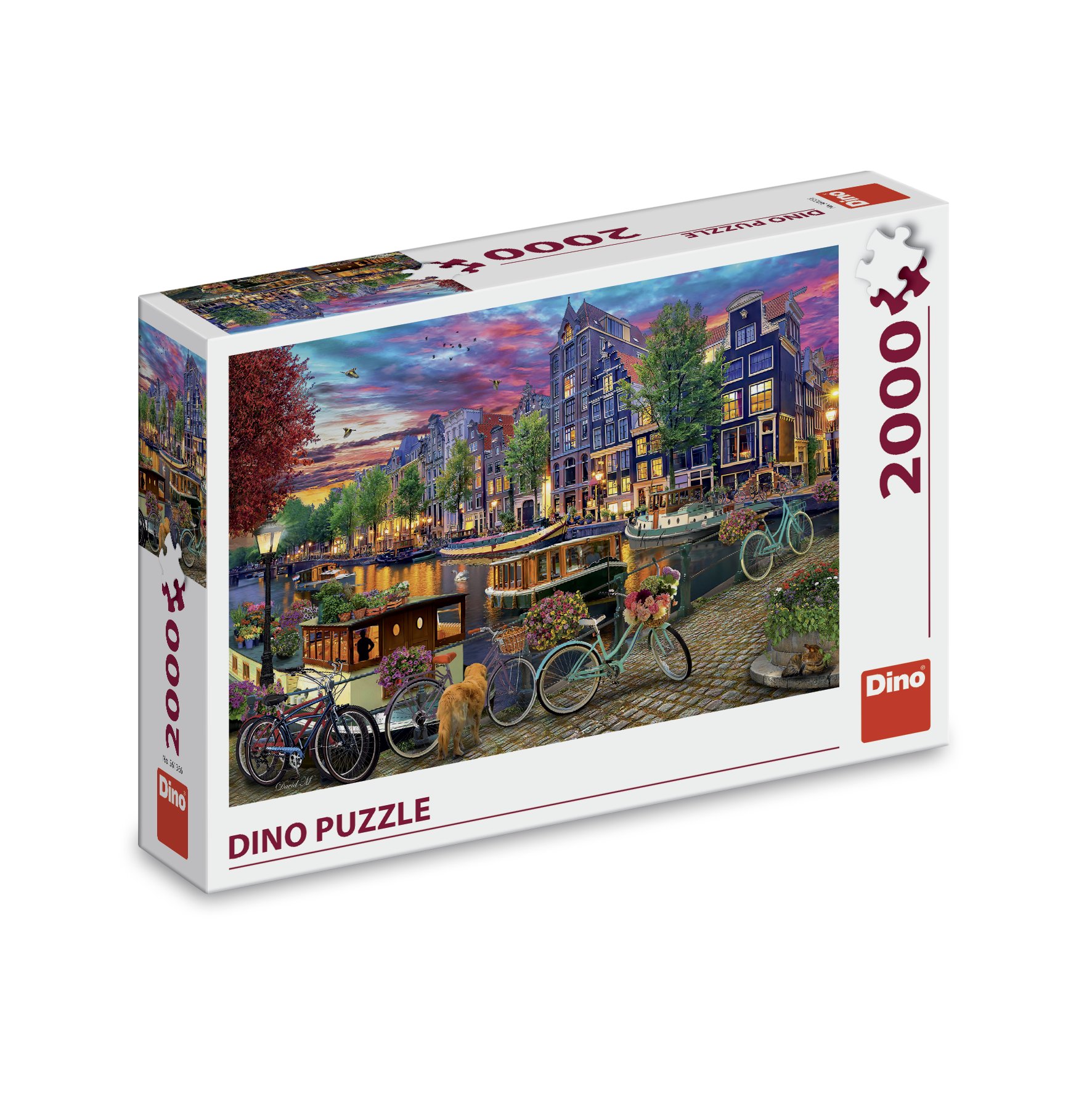 Dino pusle 2000 tk: maalitud Amsterdam