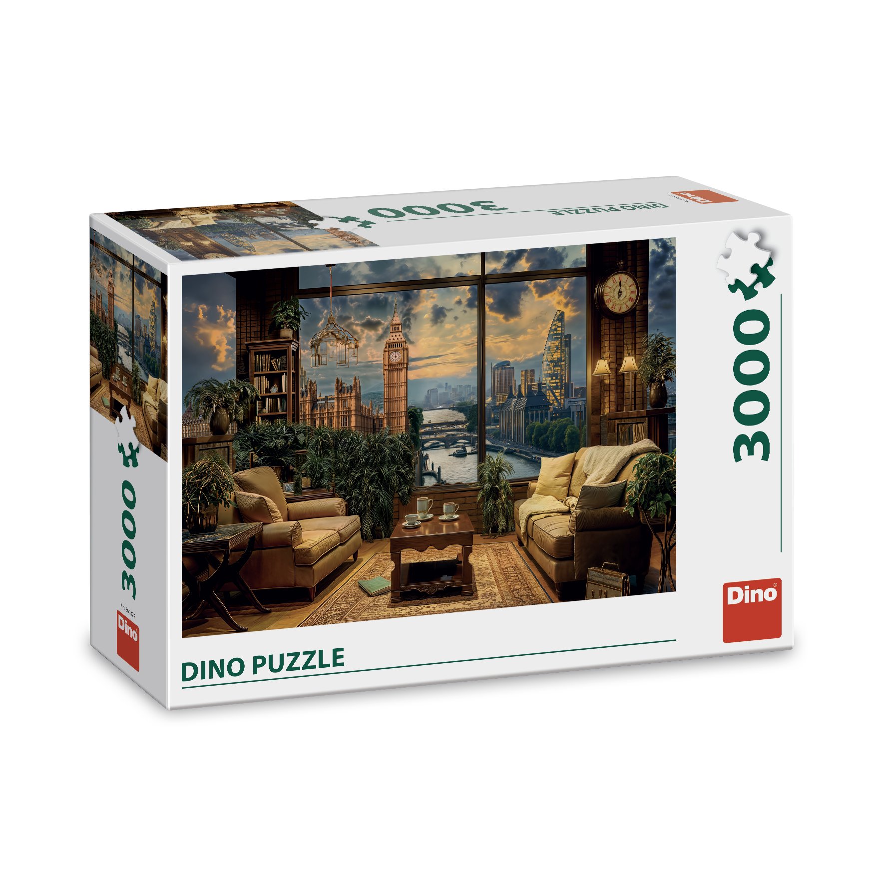 Dino pusle 3000 tk: maalitud London
