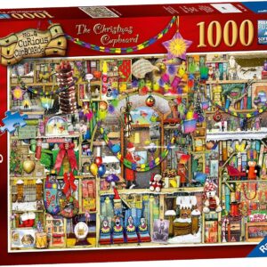 Ravensburger pusle 1000 tk: värvikas jõulukapp