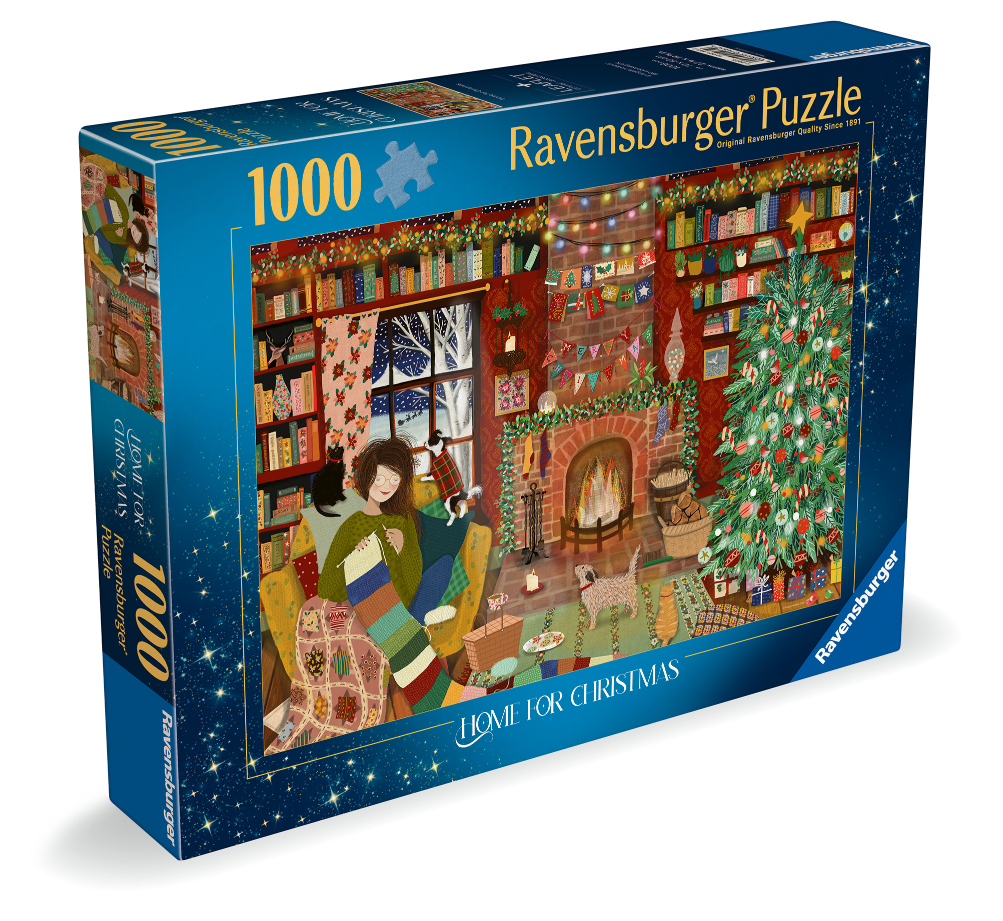 Ravensburger pusle 1000 tk: jõuludeks koju
