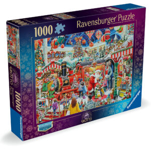 Ravensburger pusle 1000 tk: jõuluvanal külas